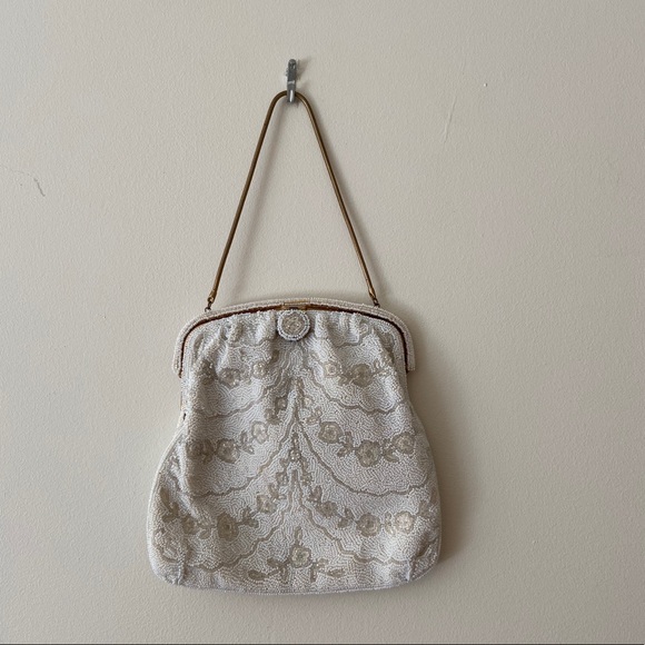 Vintage Handbags - Vintage Freddy French Beaded Purse
